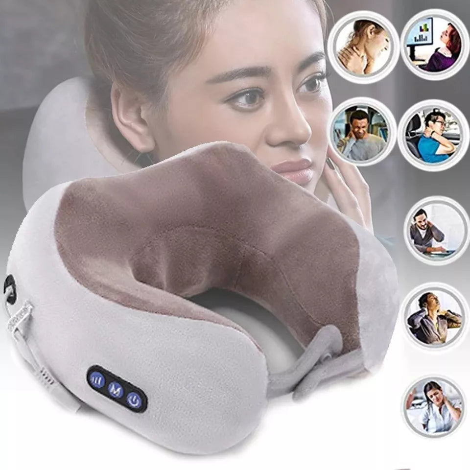 Masajeador Eléctrico para Cuello con Terapia de Calor 🔥💆‍♂️