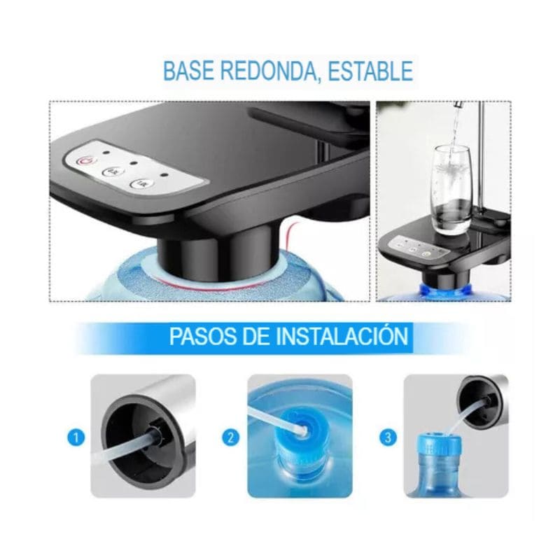 Dispensador de Agua Recargable con Base Minimalista – Uso Dual