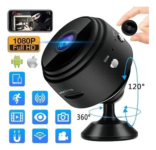 Mini Cámara Espía Wifi Oculta A9 HD 1080