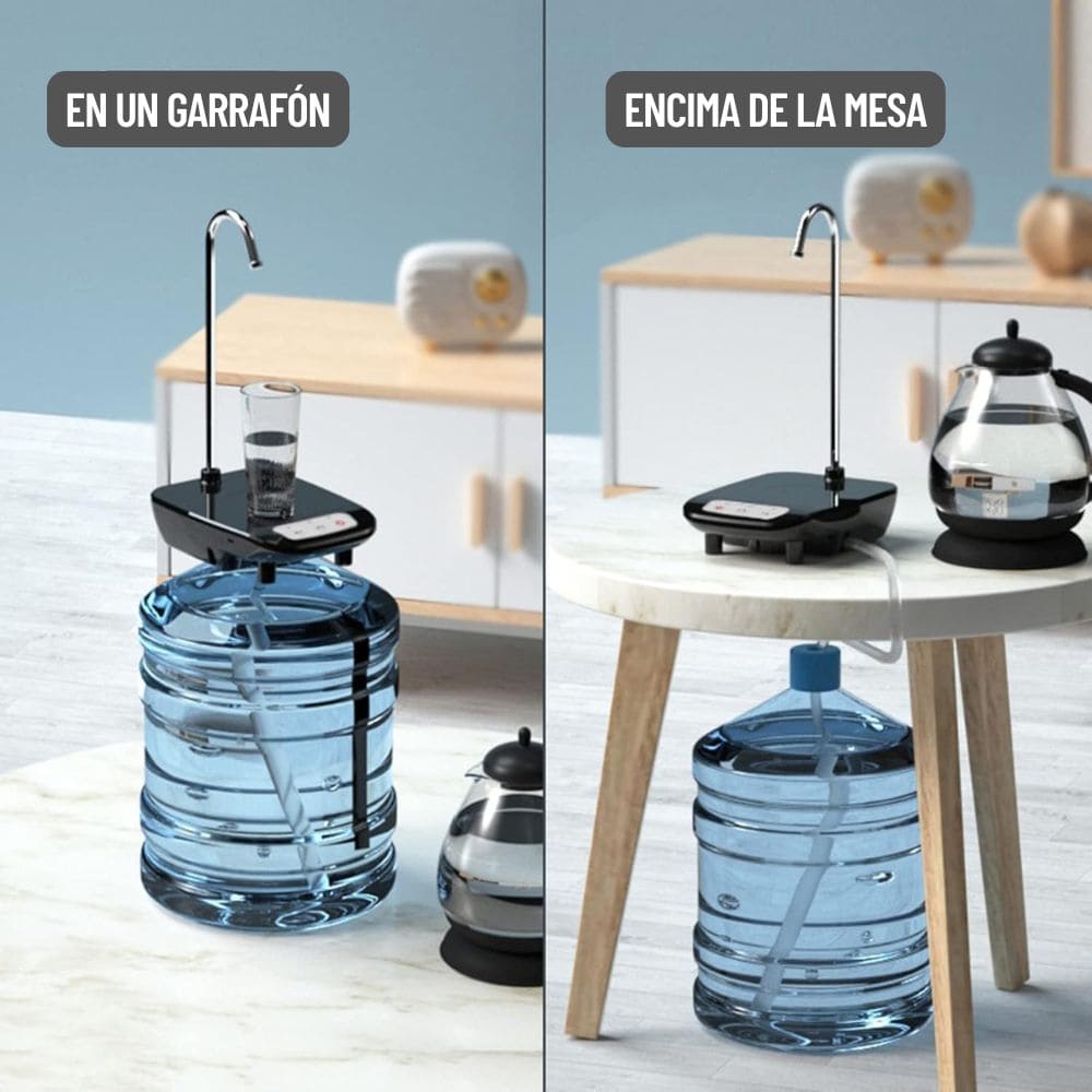 Dispensador de Agua Recargable con Base Minimalista – Uso Dual